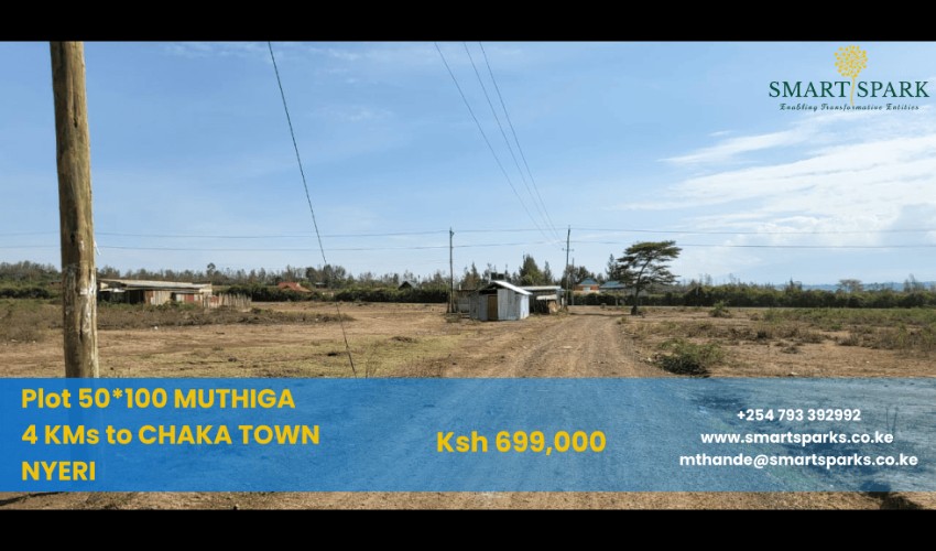1/8 Plots for Sale in Muthiga Nyeri 4kms from Chuka  Town 0